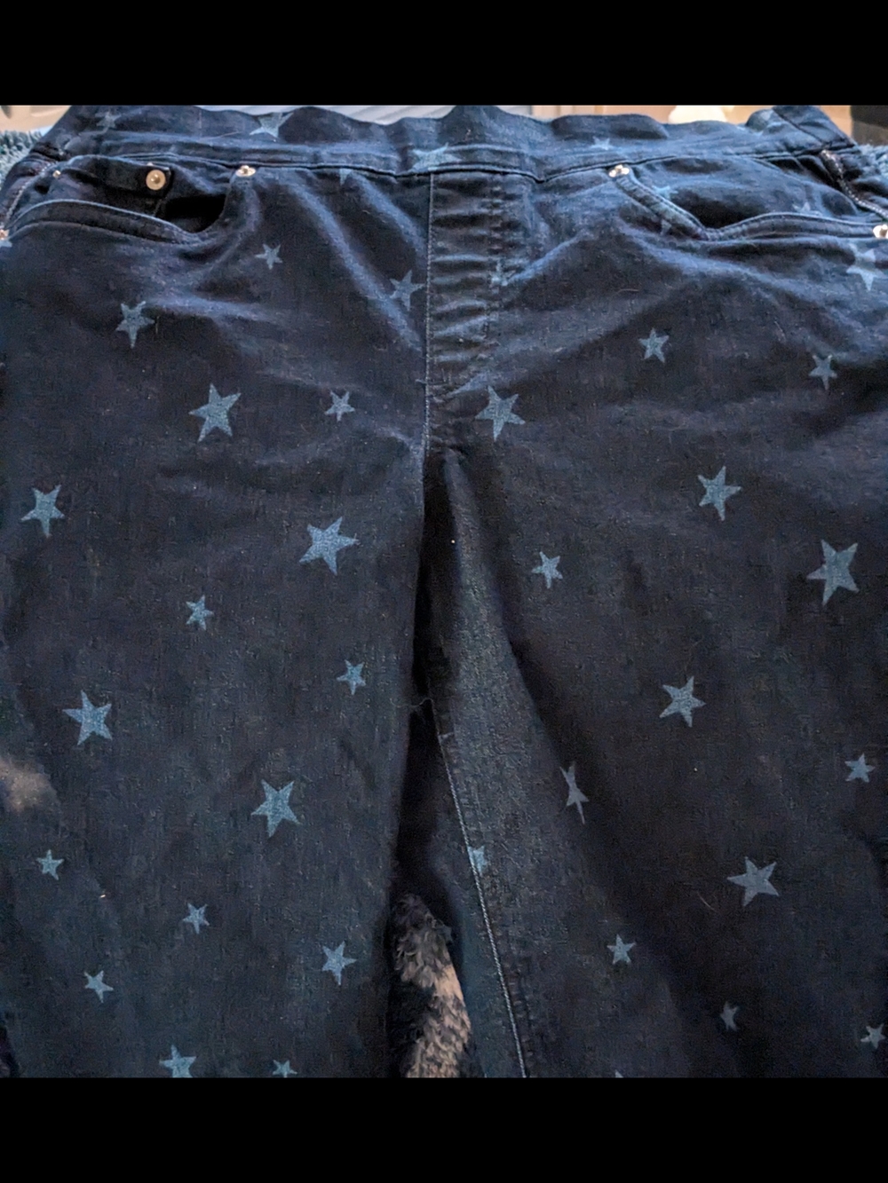 Women's Denim & Co Star Dark Denim Cropped Jeans